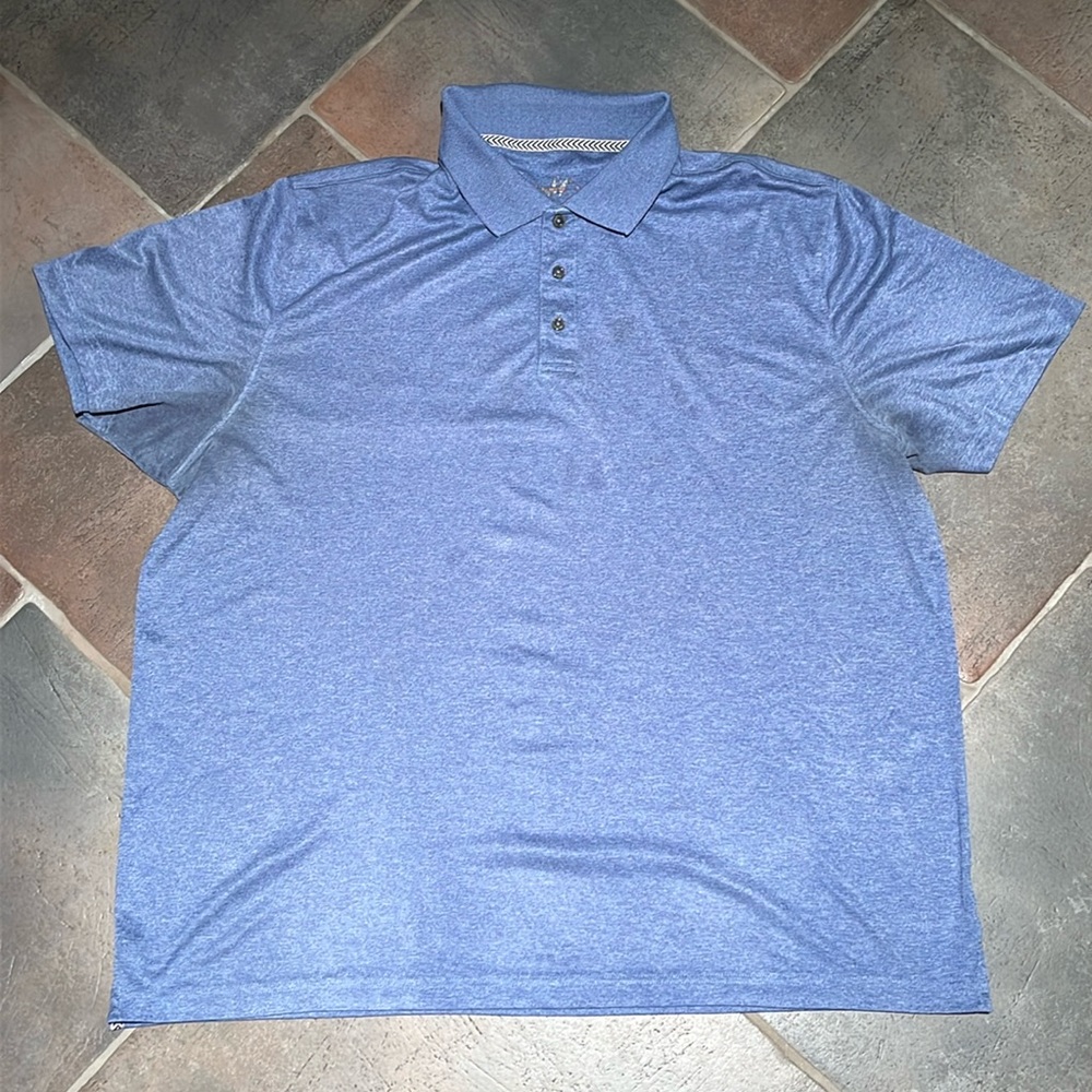 Men’s silky collared polo shirt Sz XXL Beverly Hills polo club